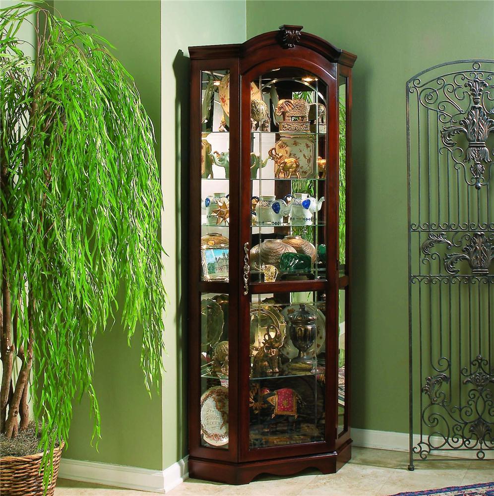 Pulaski Furniture Curios 20671 Corner Curio Northeast Factory Direct